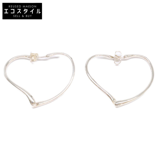 TIFFANY&Co. ティファニー Ag925 ハート フープ ピアス