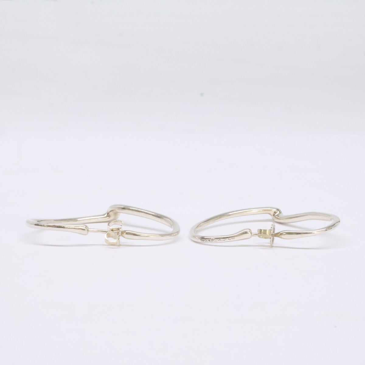 TIFFANY&Co. ティファニー Ag925 ハート フープ ピアス