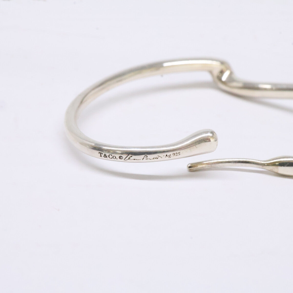 TIFFANY&Co. ティファニー Ag925 ハート フープ ピアス