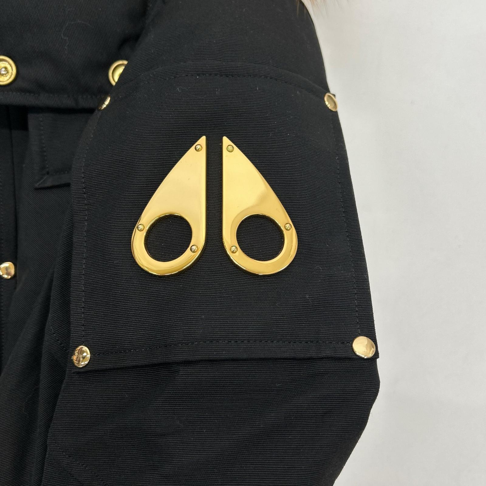 MOOSE KNUCKLES ムースナックルズ M-69836 ブラック STAG LAKE PARKA ダウンコート コート