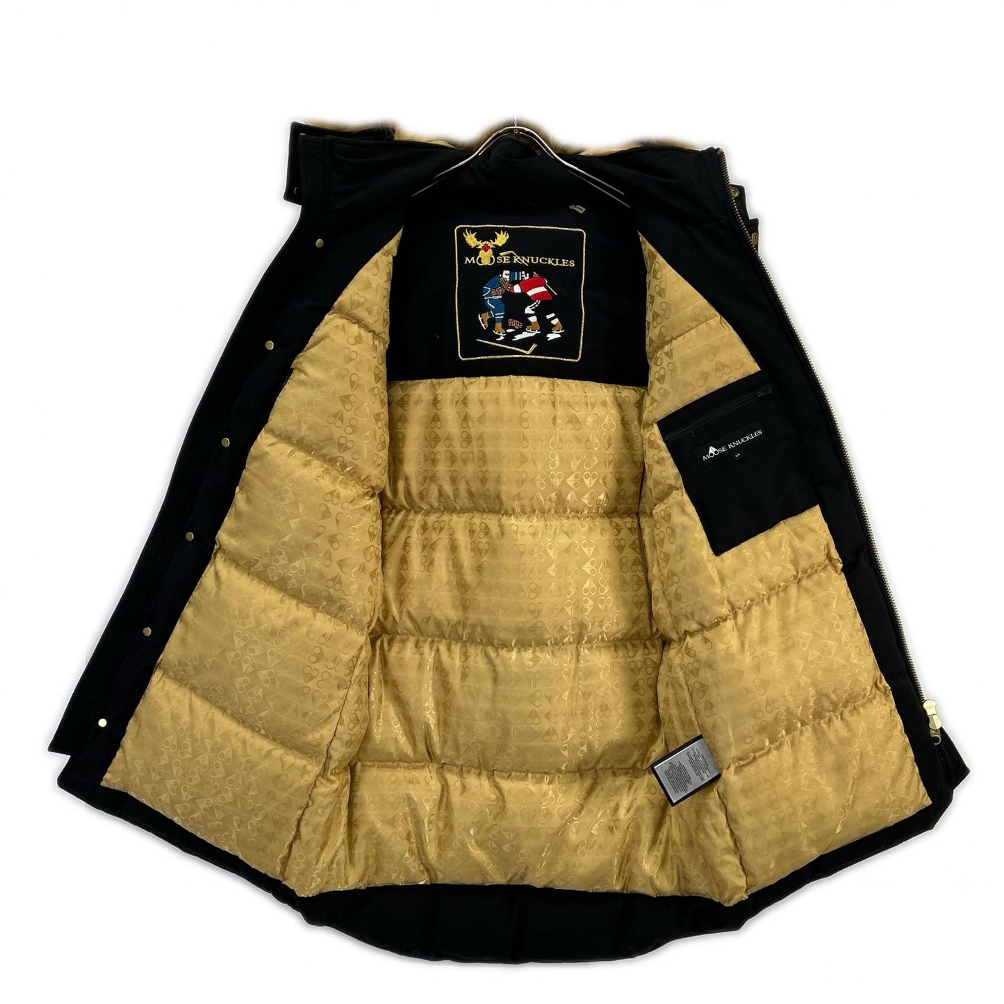 MOOSE KNUCKLES ムースナックルズ M-69836 ブラック STAG LAKE PARKA ダウンコート コート