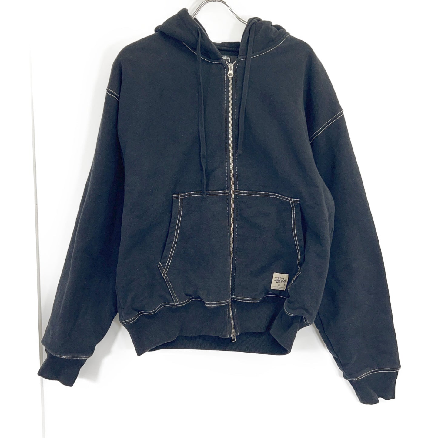 stussy ステューシー 118460 ブラック Double Face Label Full Zip Hoodie トップス