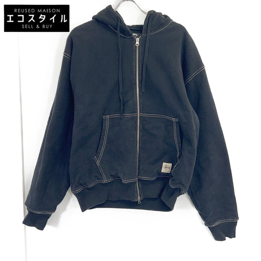 stussy ステューシー 118460 ブラック Double Face Label Full Zip Hoodie トップス