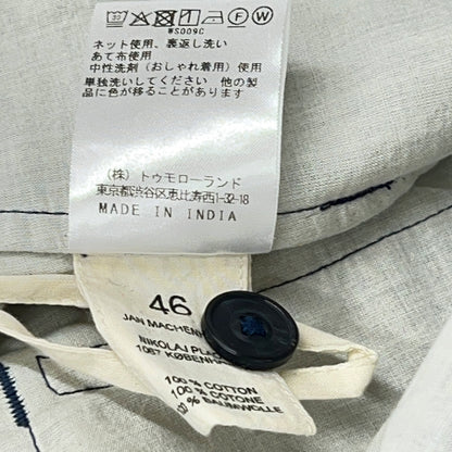 JAN MACHENHAUER ヤンマッケンハウアー 62-04-54-04029 インディゴ コットンデニム サイドアジャスターパンツ ボトムス