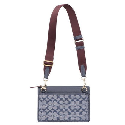 COACH コーチ M2144-C8185 シグネチャーキャンバスｘレザー クロスボディ ショルダーバッグ