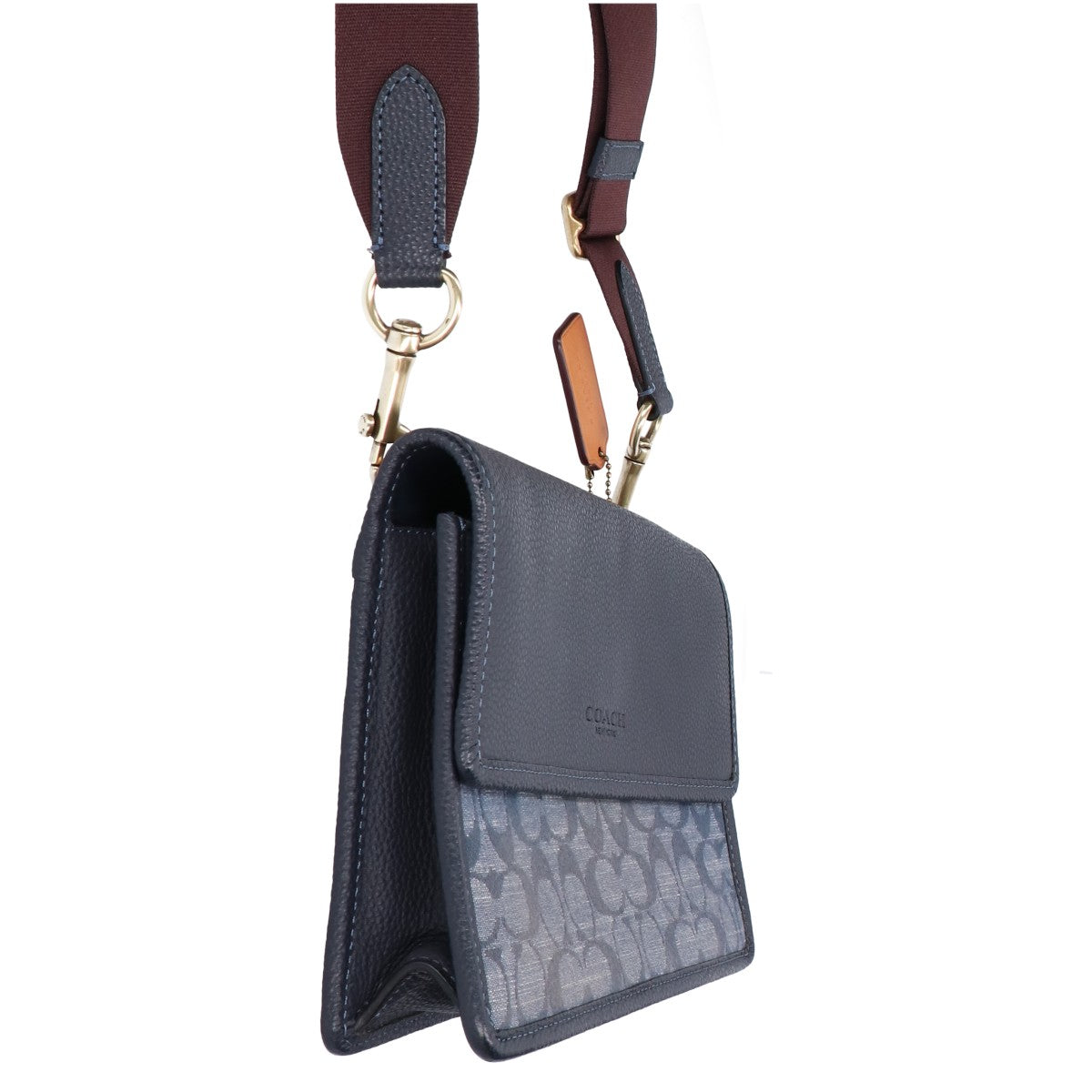 COACH コーチ M2144-C8185 シグネチャーキャンバスｘレザー クロスボディ ショルダーバッグ