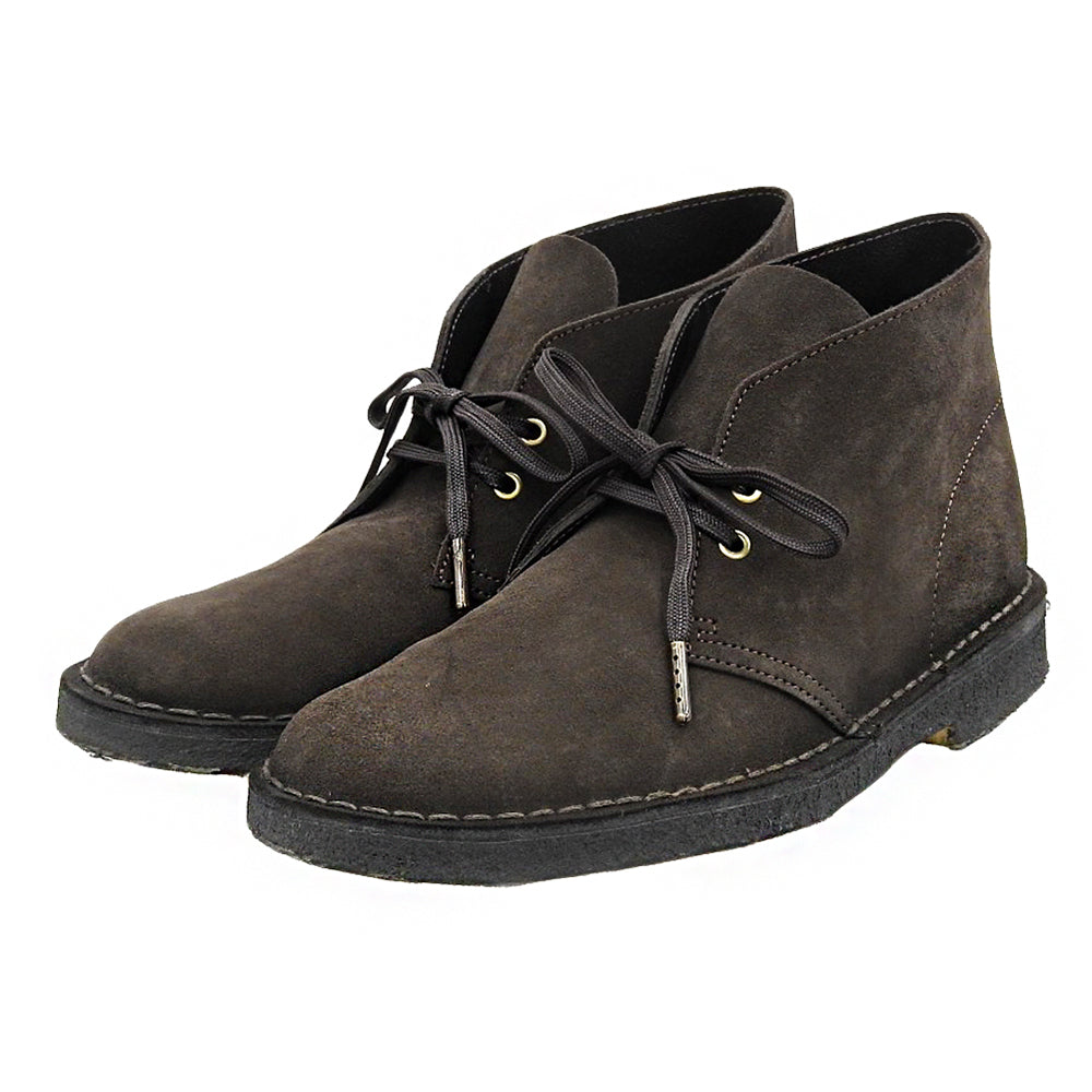 Clarks クラークス 美品 デザート チャッカブーツ シューズ メンズ スエード ブラウン 26cm 261554857075 20年 シューズ