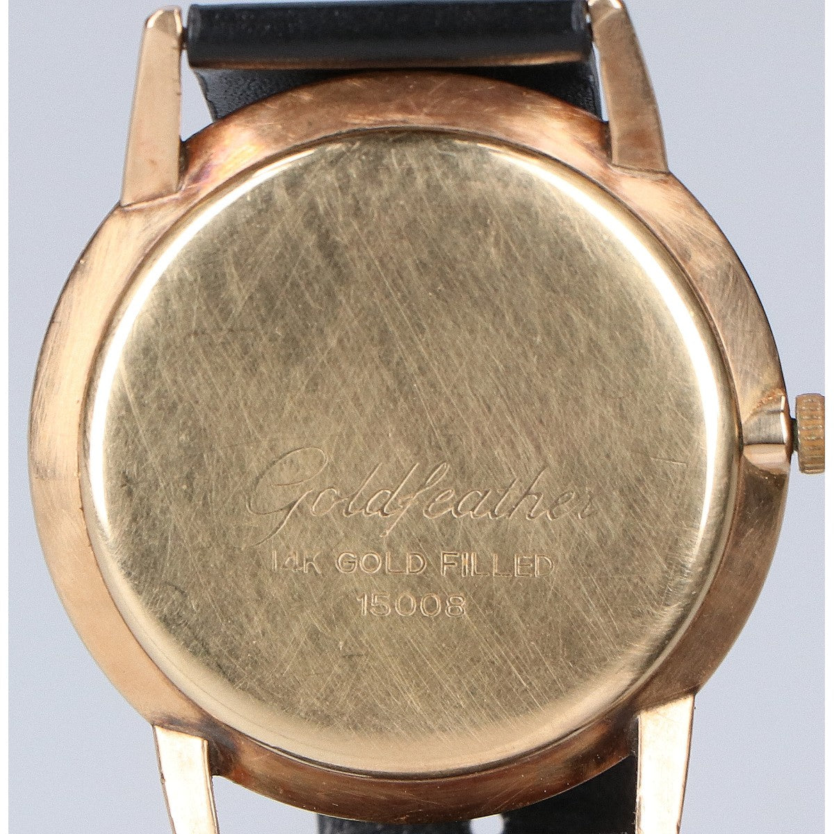 SEIKO セイコー 14K GOLD FILLED 15008 Goldfeather ゴールドフェザー 25石 手巻き 腕時計