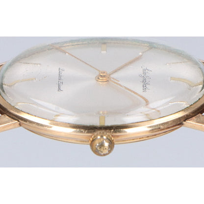SEIKO セイコー 14K GOLD FILLED 15008 Goldfeather ゴールドフェザー 25石 手巻き 腕時計