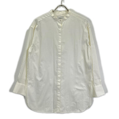 UNITED ARROWS ユナイテッドアローズ 1511-215-1986 ホワイト コットン ブロード バンドカラーシャツ トップス
