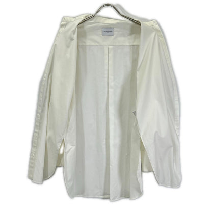 UNITED ARROWS ユナイテッドアローズ 1511-215-1986 ホワイト コットン ブロード バンドカラーシャツ トップス