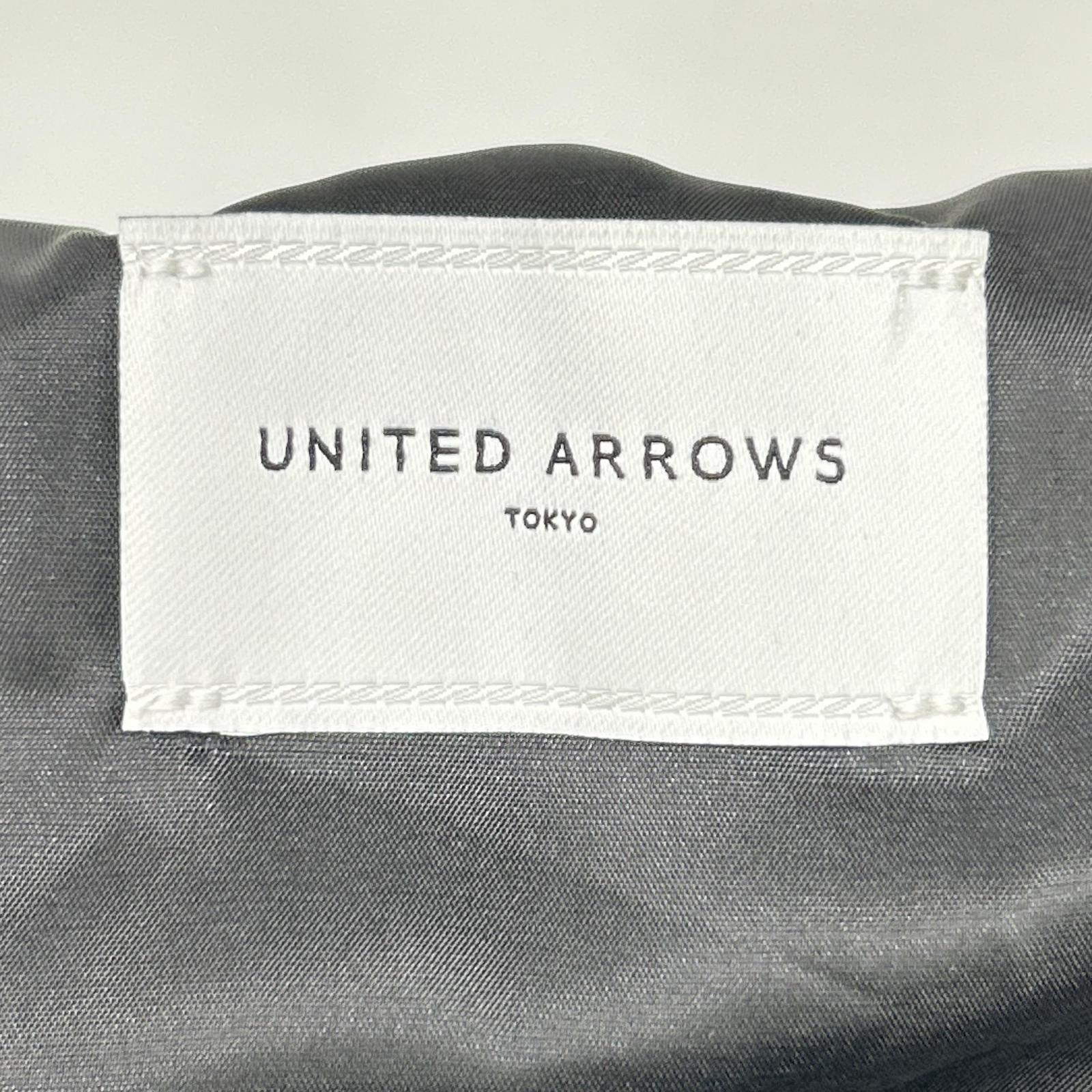 UNITED ARROWS ユナイテッドアローズ 1524-162-5090 ブラック チェック タフタ フレアスカート スカート