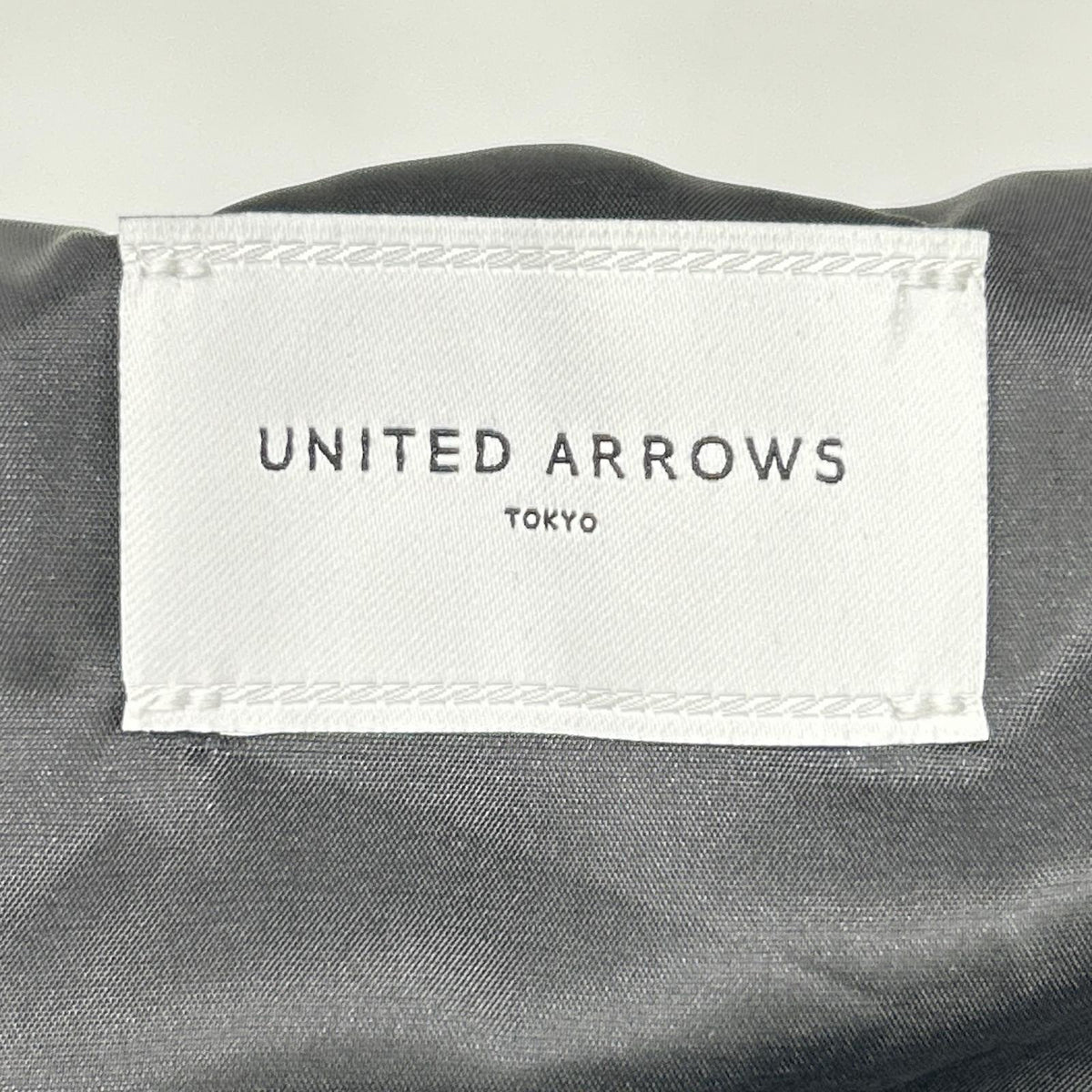 UNITED ARROWS United Arrows 1524-162-5090 Black check taffeta flared skirt skirt
