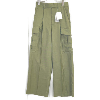 IENA イエナ 25SS カーキ ウォッシャブル カーゴスラックス パンツ ボトムス