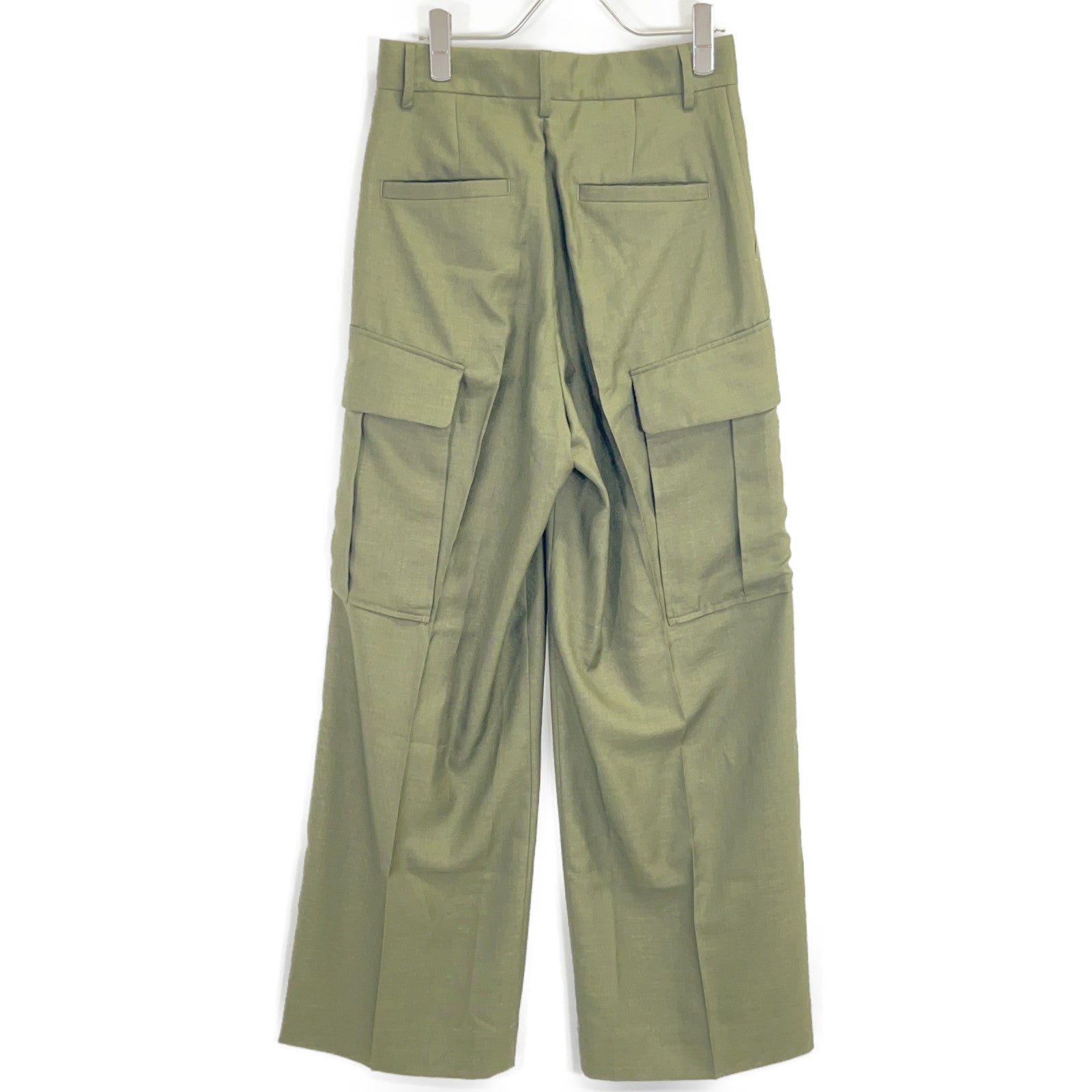 IENA イエナ 25SS カーキ ウォッシャブル カーゴスラックス パンツ ボトムス
