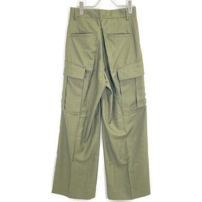 IENA イエナ 25SS カーキ ウォッシャブル カーゴスラックス パンツ ボトムス