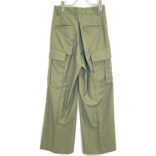 IENA イエナ 25SS カーキ ウォッシャブル カーゴスラックス パンツ ボトムス