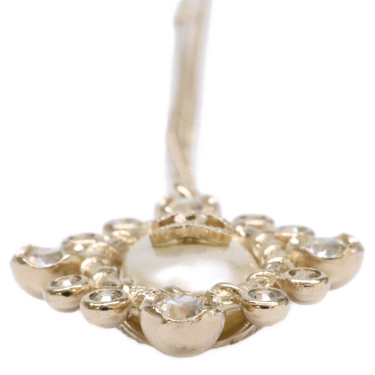 CHANEL シャネル 美品 B19C ココマーク パール x ビジュー ペンダント ネックレス