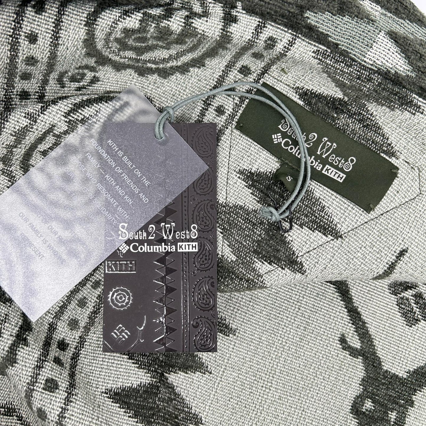 KITH キス Columbia×South2 West8 カーキ Tapester コーチジャケット ジャケット