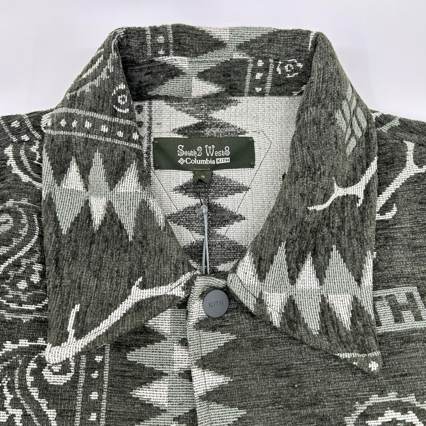 KITH キス Columbia×South2 West8 カーキ Tapester コーチジャケット ジャケット