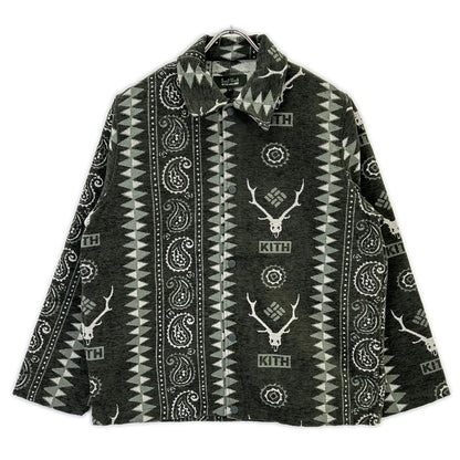 KITH キス Columbia×South2 West8 カーキ Tapester コーチジャケット ジャケット