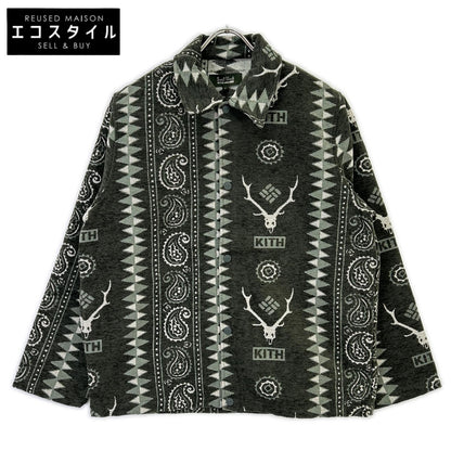 KITH キス Columbia×South2 West8 カーキ Tapester コーチジャケット ジャケット