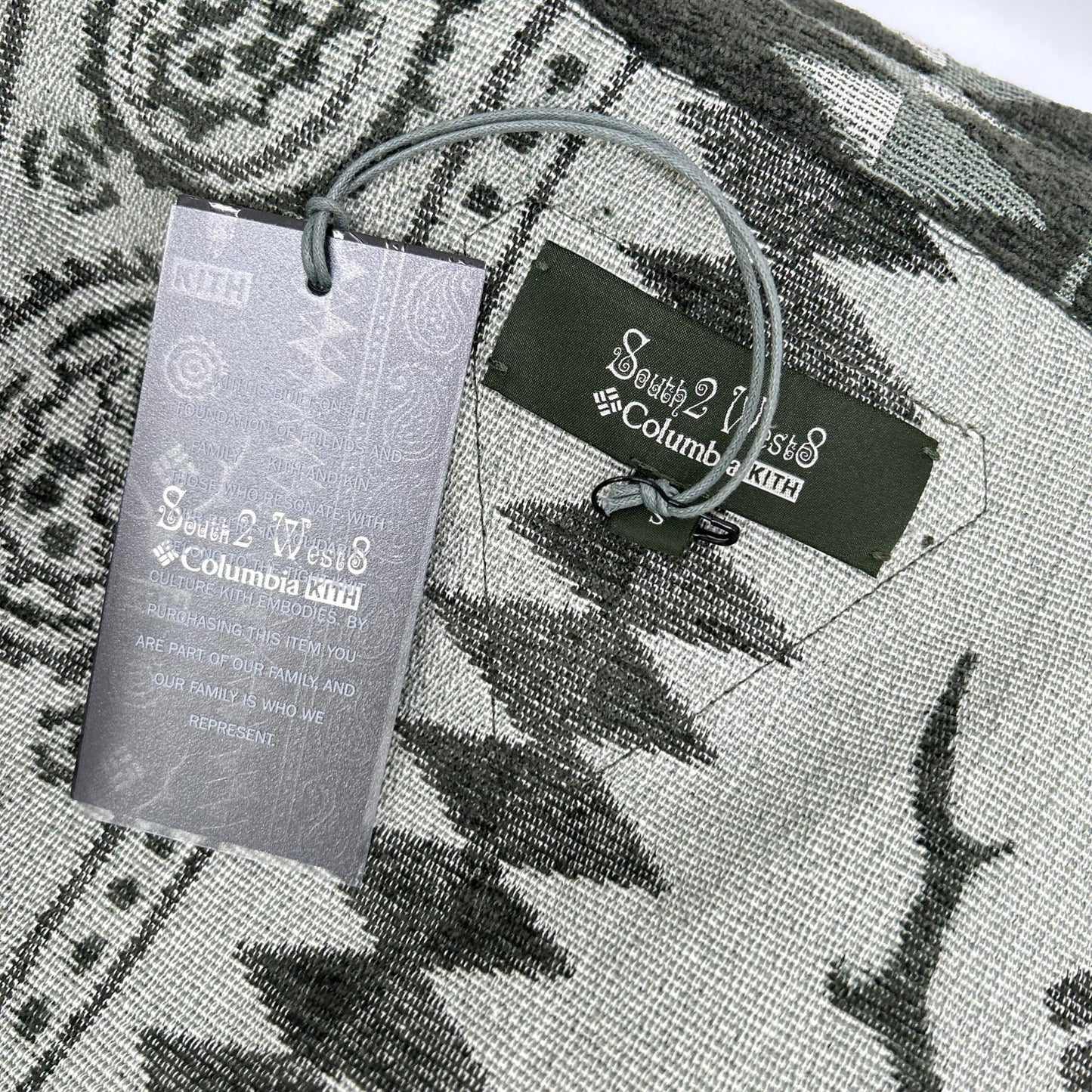 KITH キス Columbia×South2 West8 カーキ Tapester コーチジャケット ジャケット