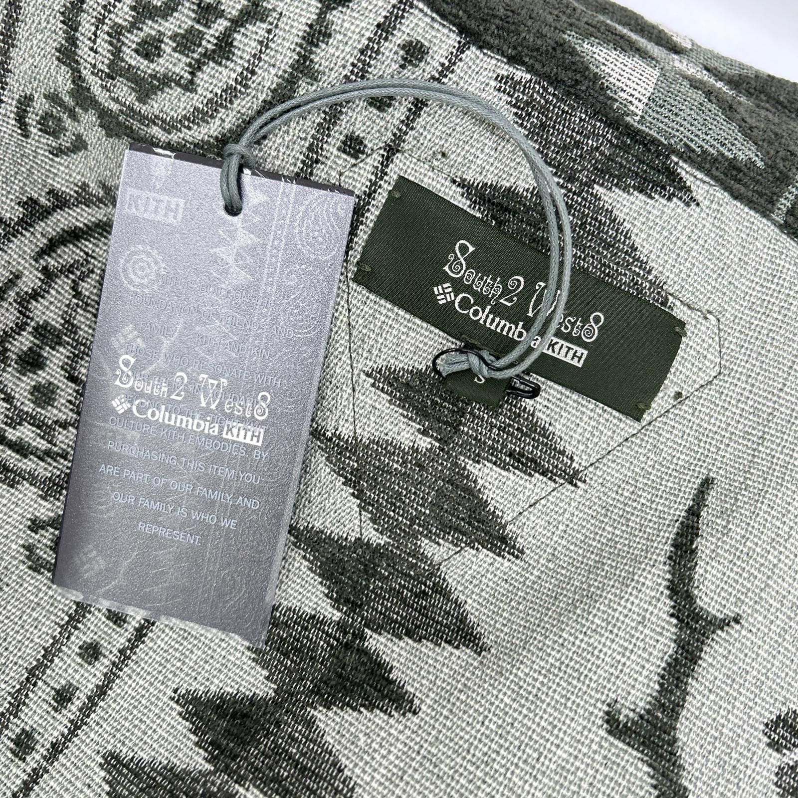 KITH キス Columbia×South2 West8 カーキ Tapester コーチジャケット ジャケット