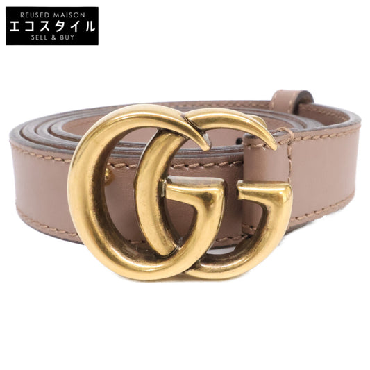 GUCCI グッチ 【美品】409417 AP00T ダブルG スリム ベルト