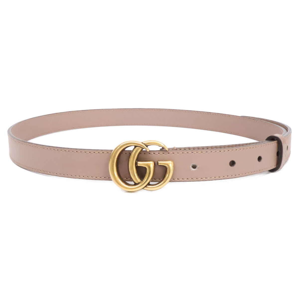GUCCI グッチ 【美品】409417 AP00T ダブルG スリム ベルト