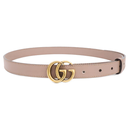 GUCCI グッチ 【美品】409417 AP00T ダブルG スリム ベルト