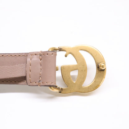 GUCCI グッチ 【美品】409417 AP00T ダブルG スリム ベルト