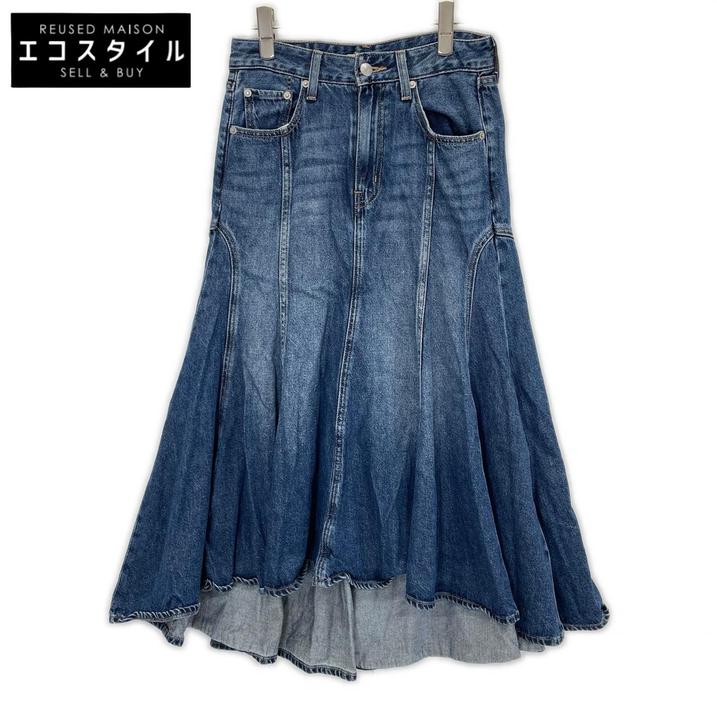 LEVI'S リーバイス 4528022329 ブルー FIT & FLARE デニムスカート スカート