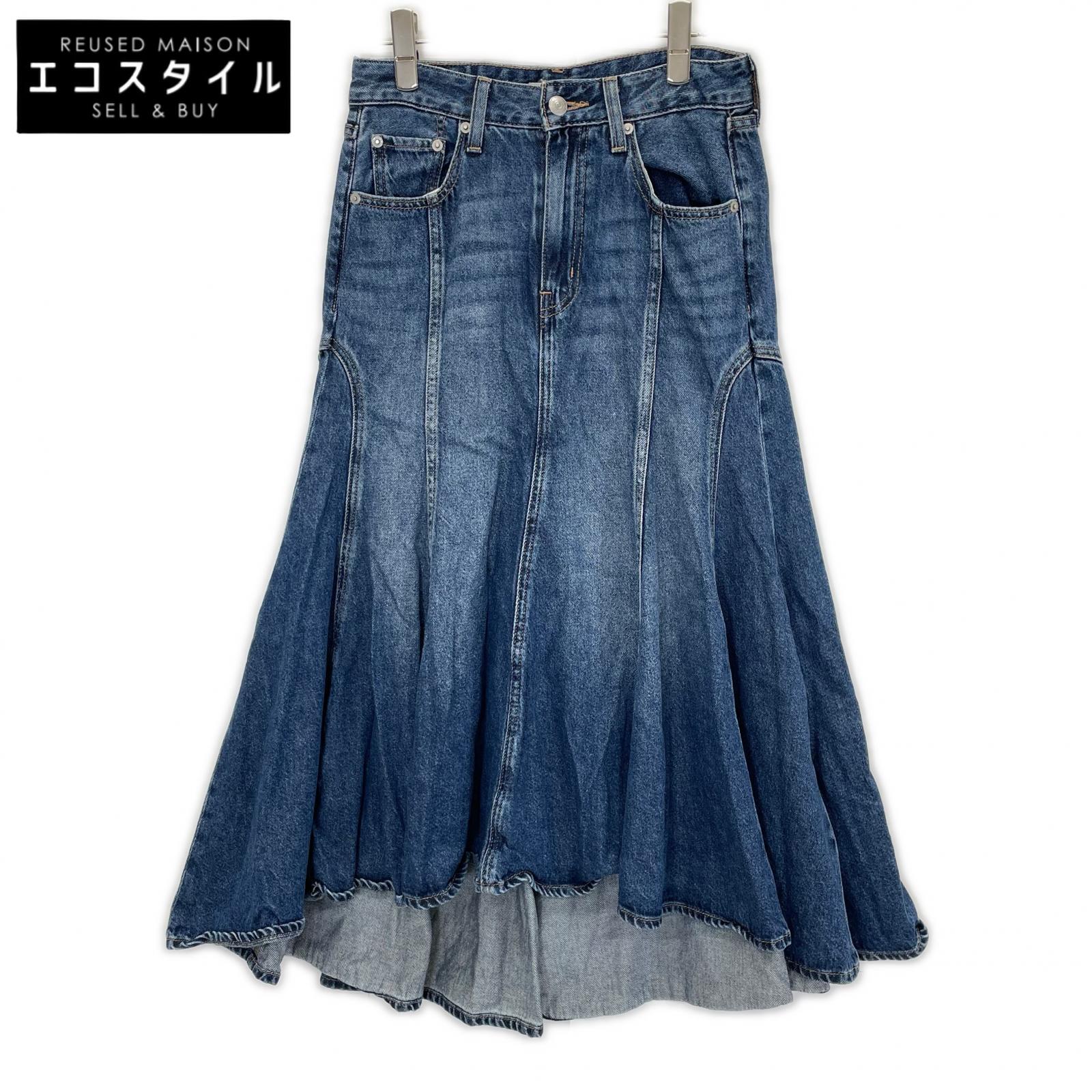 LEVI'S リーバイス 4528022329 ブルー FIT & FLARE デニムスカート スカート