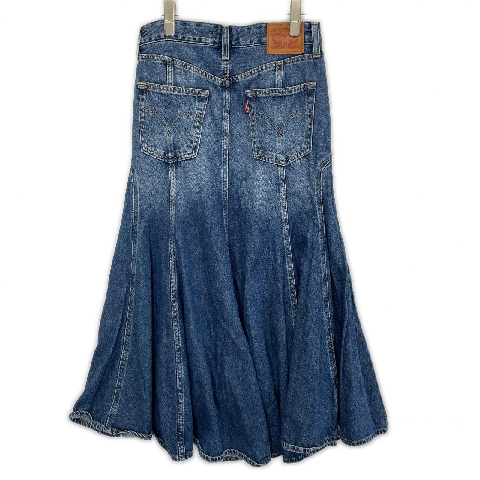 LEVI'S リーバイス 4528022329 ブルー FIT & FLARE デニムスカート スカート