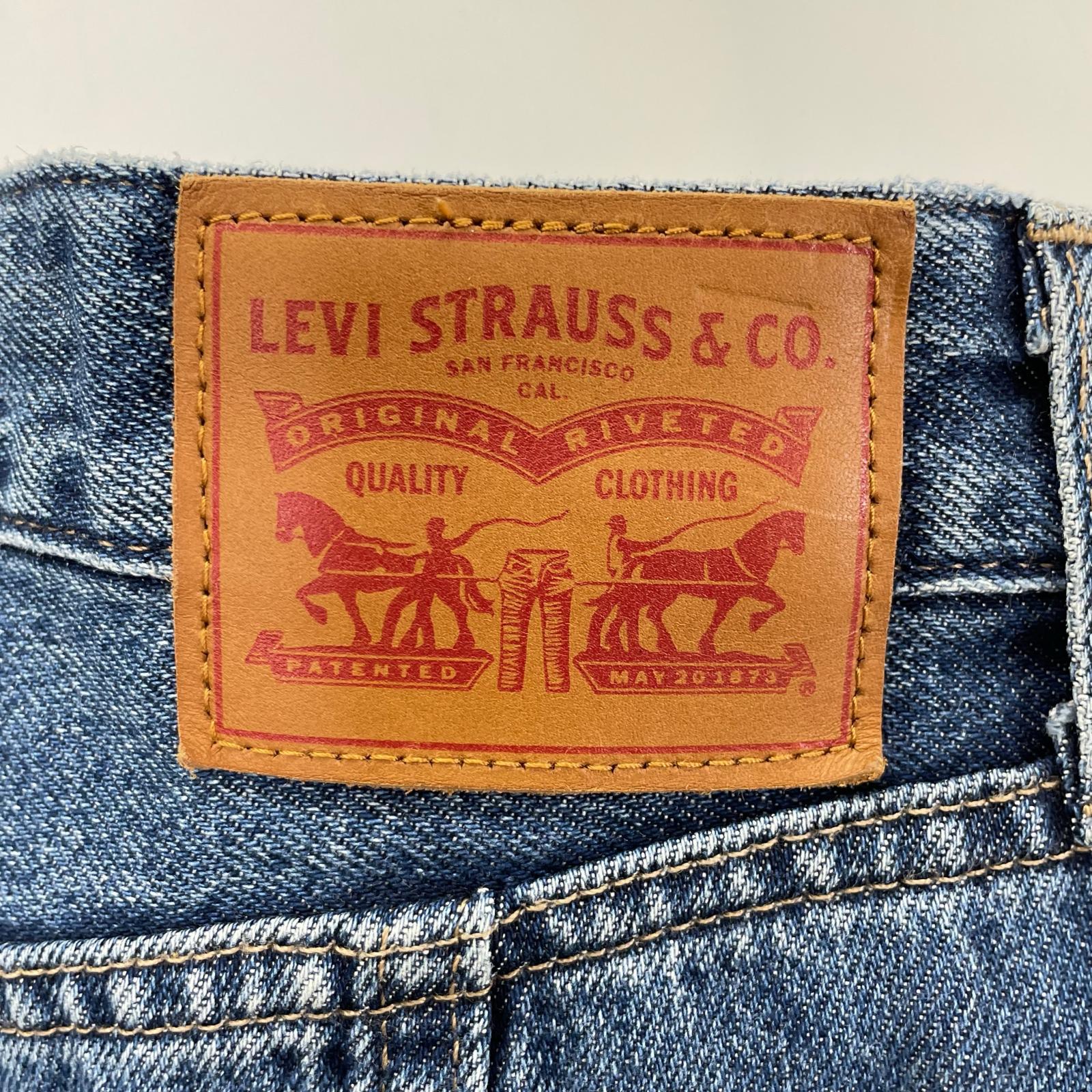 LEVI'S リーバイス 4528022329 ブルー FIT & FLARE デニムスカート スカート