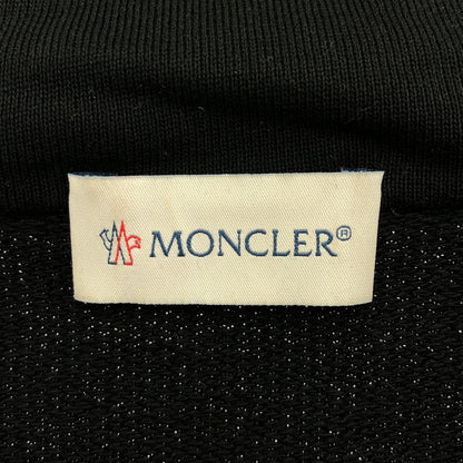 MONCLER モンクレール 23年 ブラック FELPA APERTA CON CAPPUCCIO ダウン切り替え パーカー トップス
