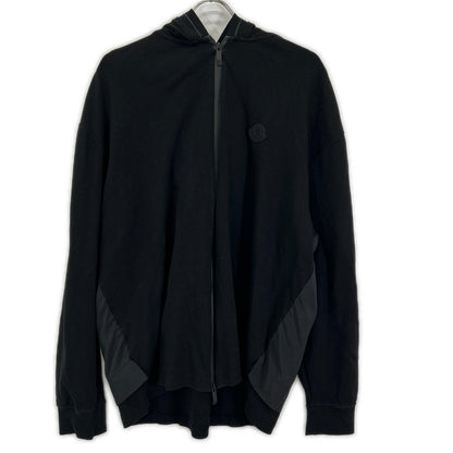 MONCLER モンクレール 23年 ブラック MAGLIA APERTA フーディ パーカー トップス