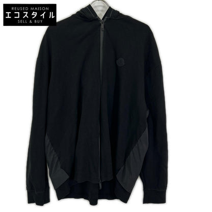 MONCLER モンクレール 23年 ブラック MAGLIA APERTA フーディ パーカー トップス