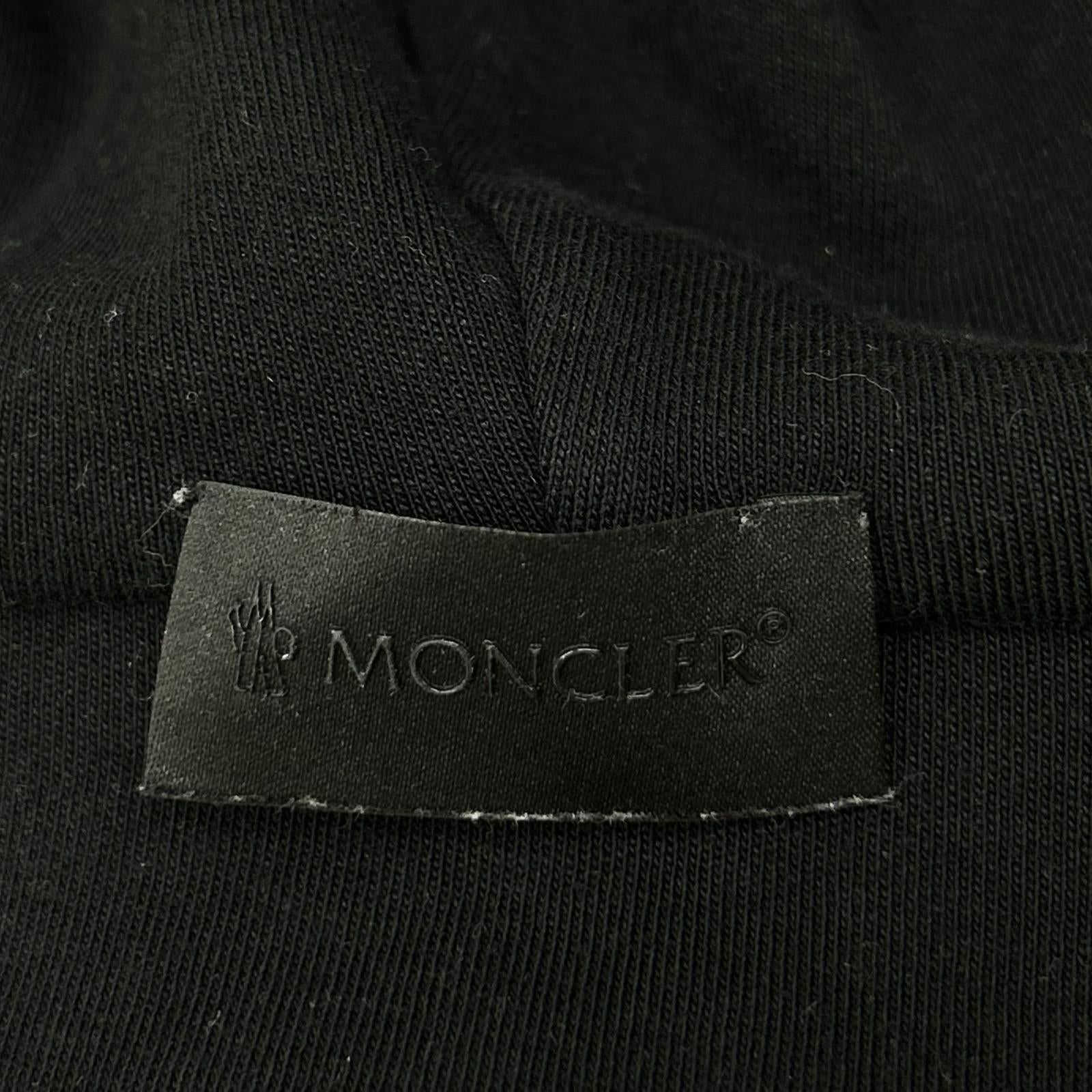 MONCLER モンクレール 23年 ブラック MAGLIA APERTA フーディ パーカー トップス