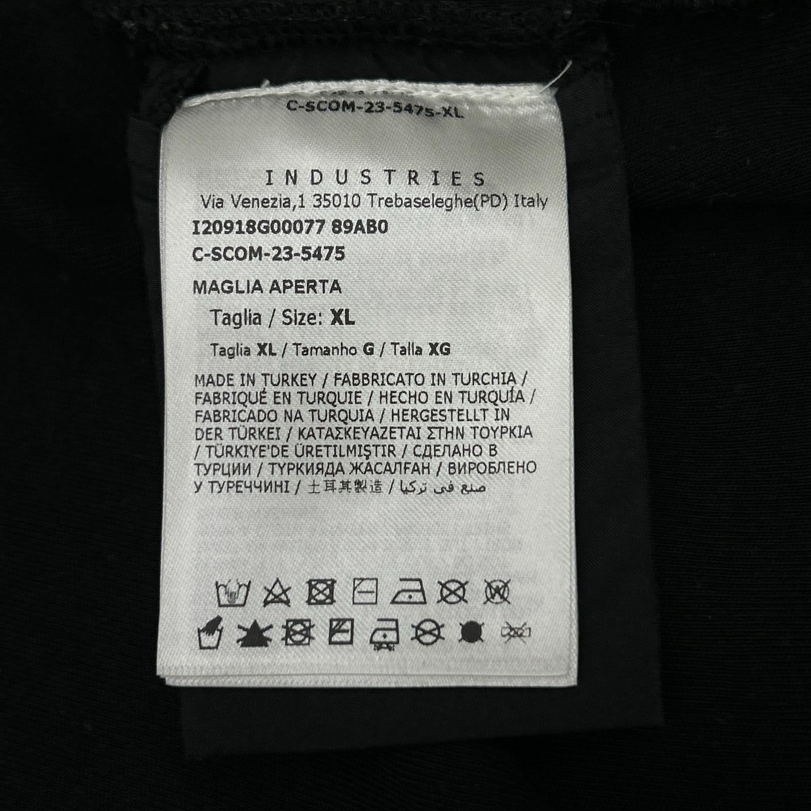 MONCLER モンクレール 23年 ブラック MAGLIA APERTA フーディ パーカー トップス