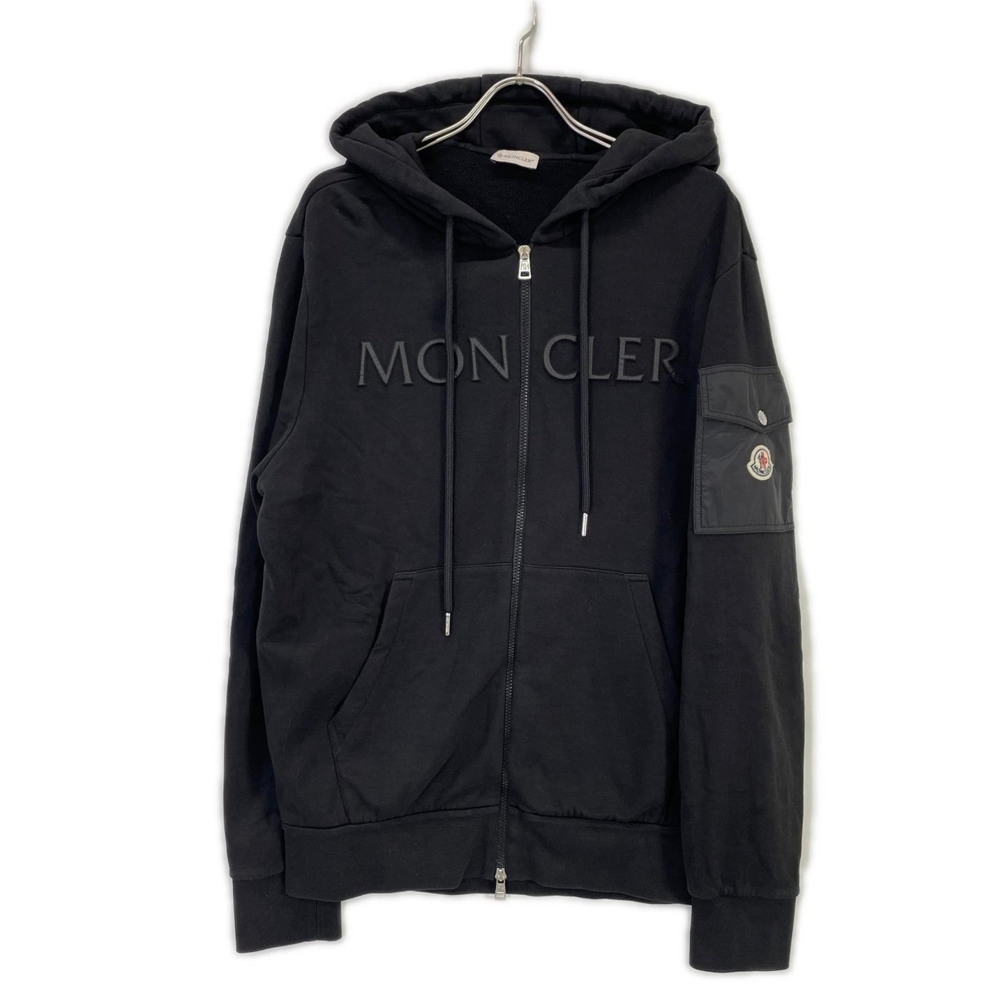 MONCLER モンクレール 22年 ブラック FELPA CON CAPPUCCIO パーカー トップス
