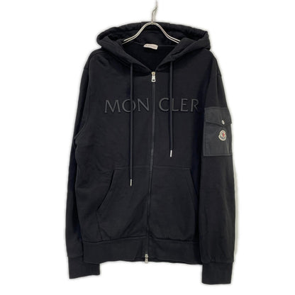 MONCLER モンクレール 22年 ブラック FELPA CON CAPPUCCIO パーカー トップス