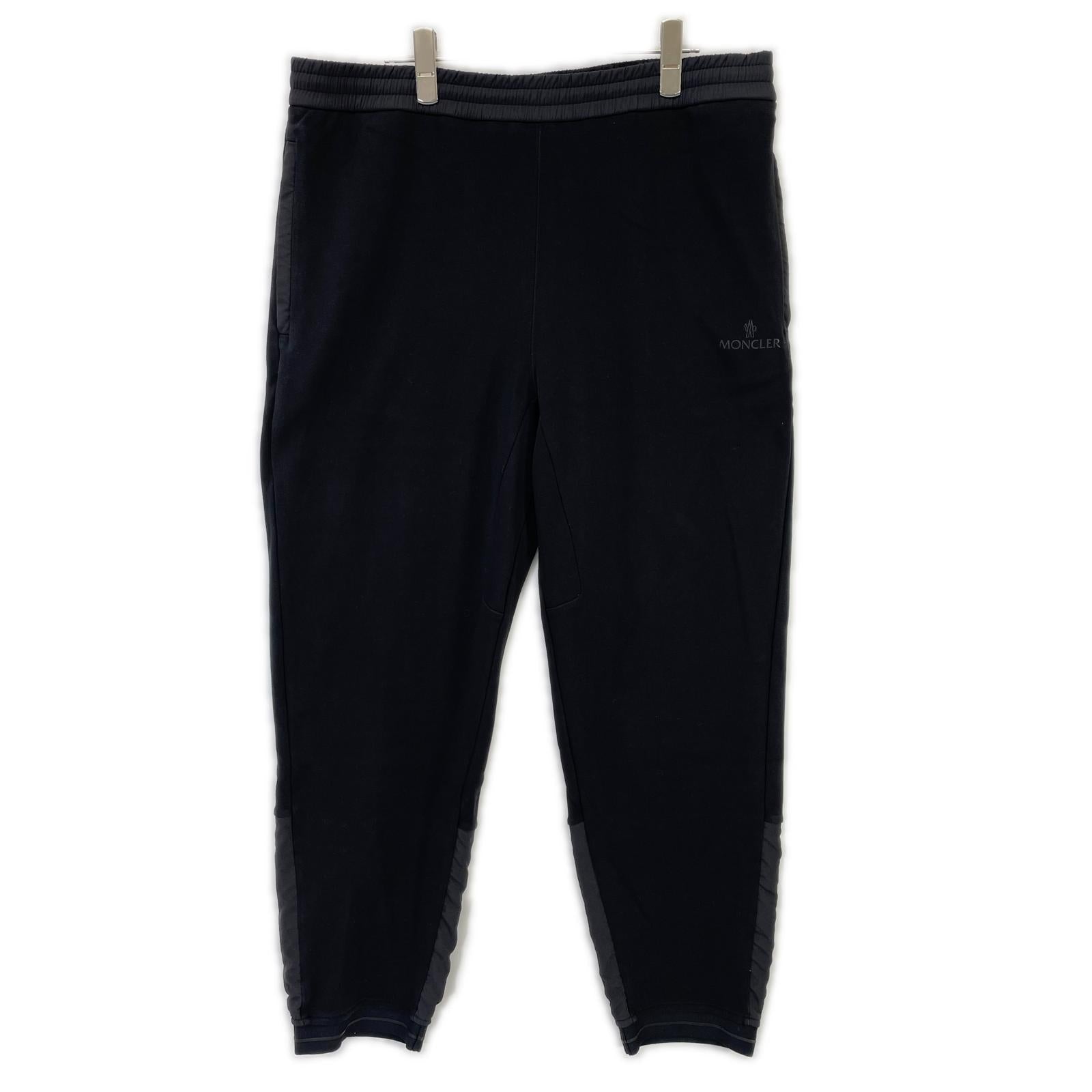 MONCLER モンクレール 23年 ブラック PANTALONE LUNGO パンツ ボトムス