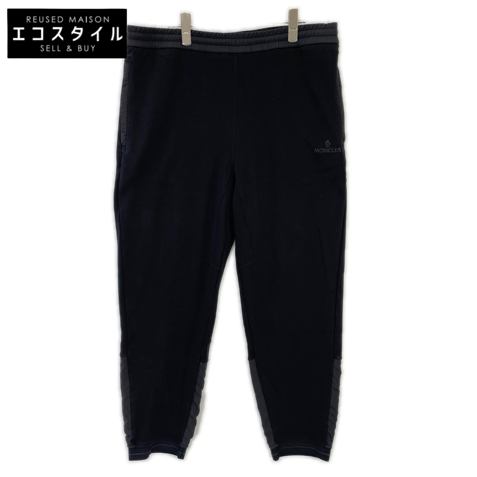 MONCLER モンクレール 23年 ブラック PANTALONE LUNGO パンツ ボトムス