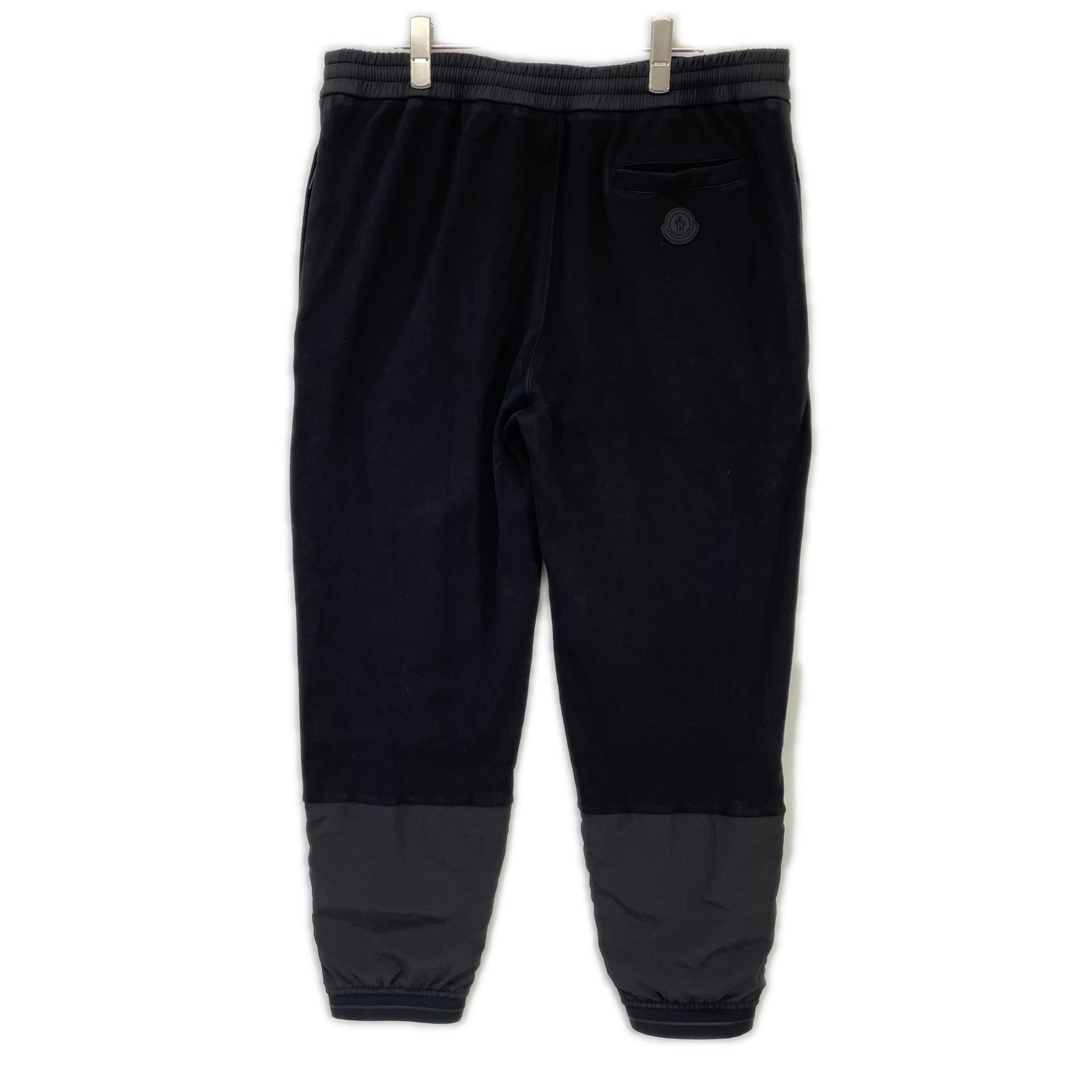MONCLER モンクレール 23年 ブラック PANTALONE LUNGO パンツ ボトムス