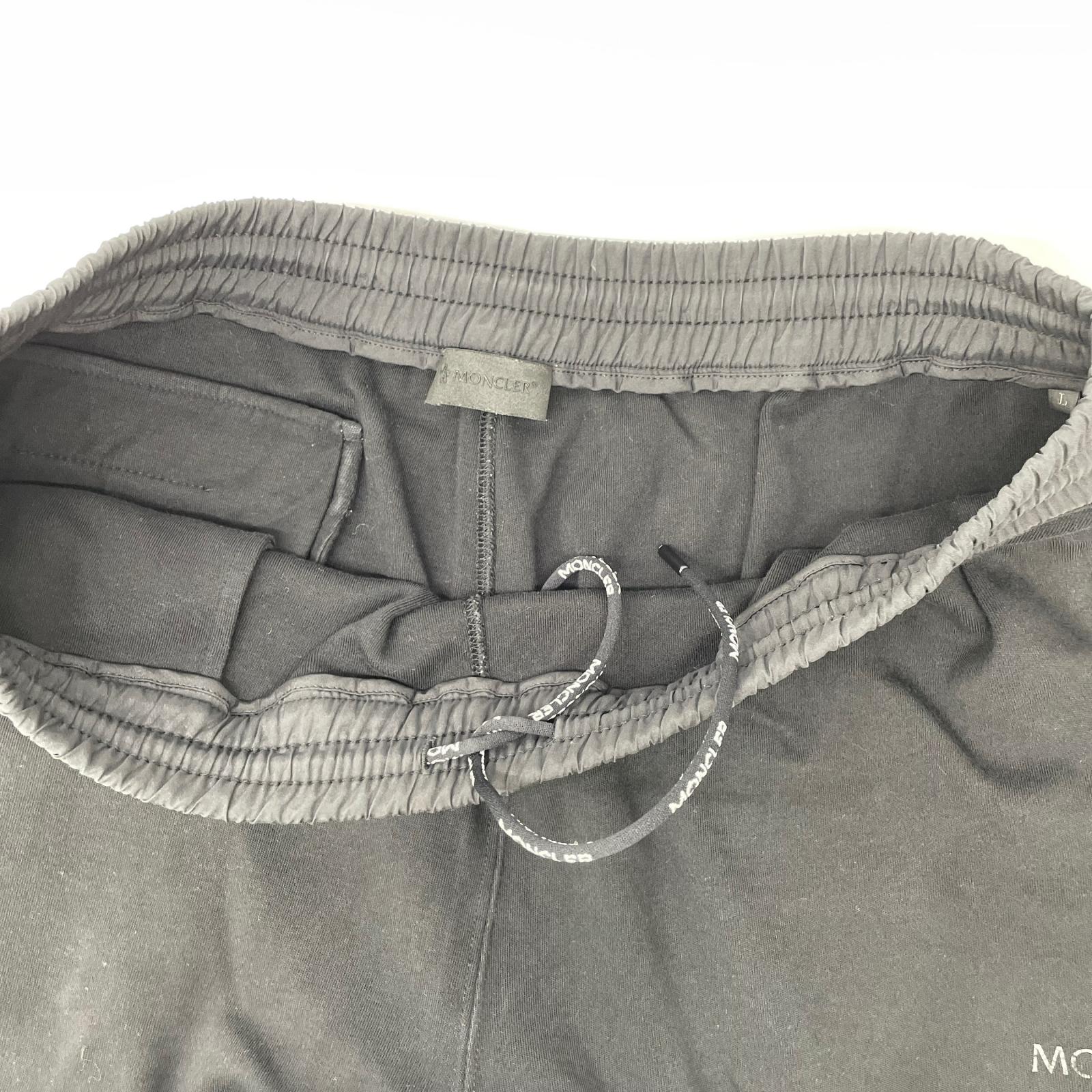 MONCLER モンクレール 2023 Black PANTALONE LUNGO Pants Bottoms