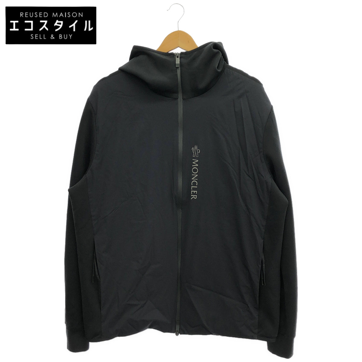MONCLER モンクレール 23年 ブラック MAGLIA APERA ハイブリッド ダウンジャケット トップス