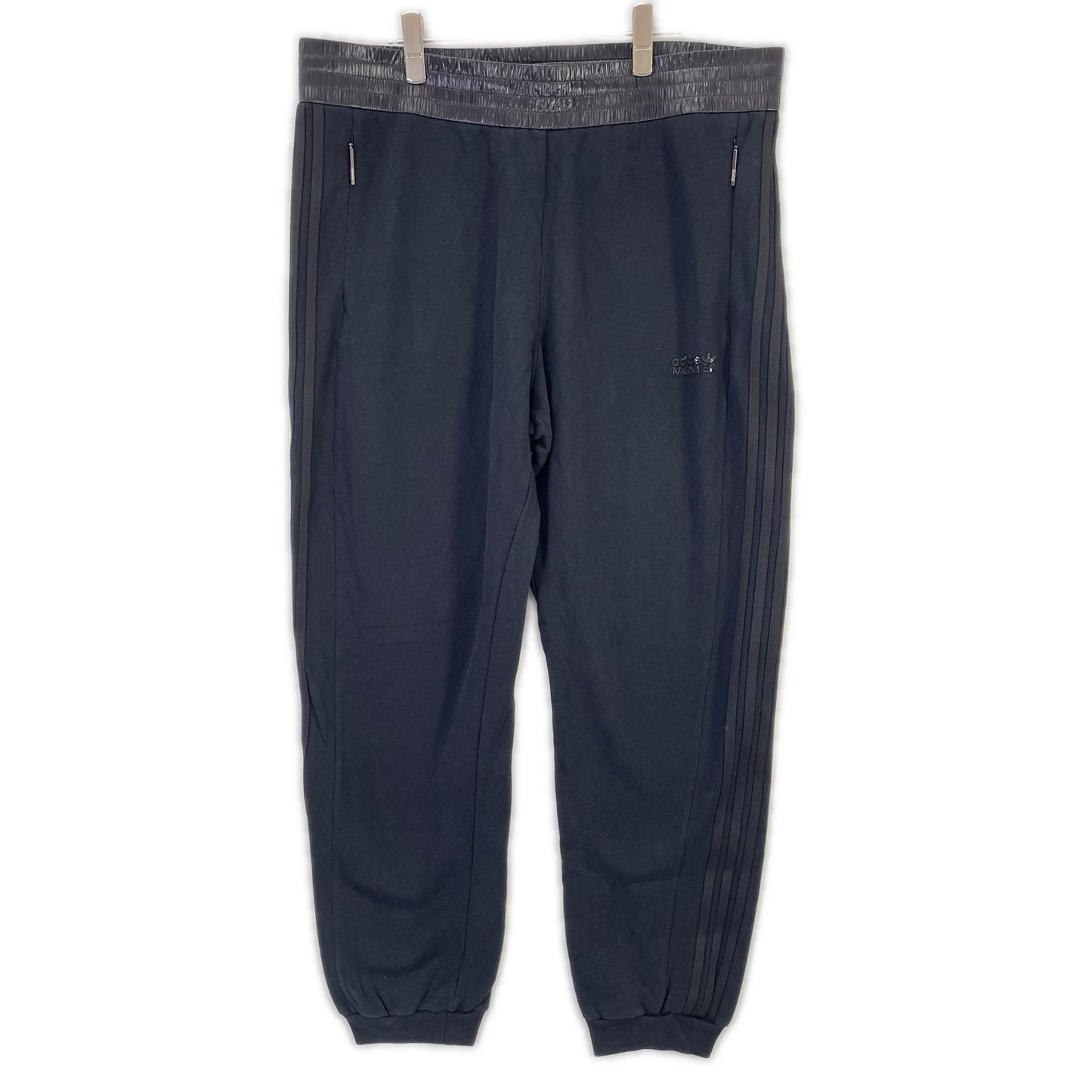 MONCLER モンクレール ×アディダス 22年 IJ8321 ブラック JERSEY BOTTOMS パンツ ボトムス