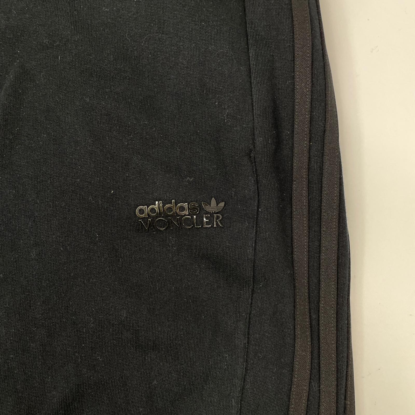 MONCLER モンクレール ×アディダス 22年 IJ8321 ブラック JERSEY BOTTOMS パンツ ボトムス